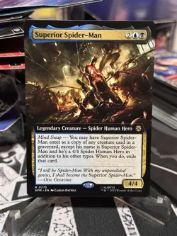 Superior Spider-Man Magic The Gathering Marvel's Spider-Man Rare Borderless #275 - Image 1