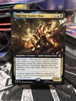Superior Spider-Man Magic The Gathering Marvel's Spider-Man Rare Borderless #275 - Image 2