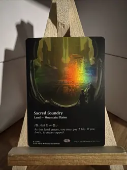 2025 MTG Sacred Foundry (Borderless) Rare Foil #0282 Edge Of Eternities NM-MT! - Image 1