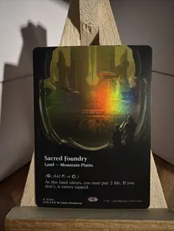 2025 MTG Sacred Foundry (Borderless) Rare Foil #0282 Edge Of Eternities NM-MT! - Image 2