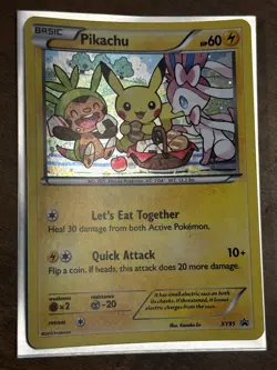 Pokemon Pikachu TCG XY95 Black Star Promo Holo Card - Image 1