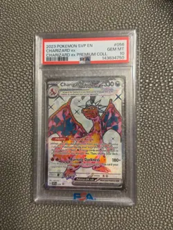 2023 POKEMON SVP EN SV BLACK STAR PROMO #056 CHARIZARD EX PSA 10 🔥 - Image 1