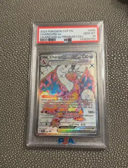 2023 POKEMON SVP EN SV BLACK STAR PROMO #056 CHARIZARD EX PSA 10 🔥 - Image 3