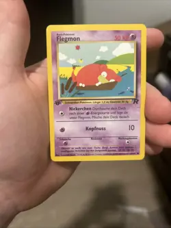 Pokemon TCG Flegmon #67/82 GERMAN 1st Edition Team Rocket LP/NM - Image 1