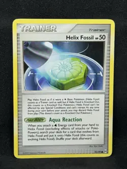 Pokemon TCG Helix Fossil 93/99 Platinum Arceus Trainer Common 2009 HP - Image 3