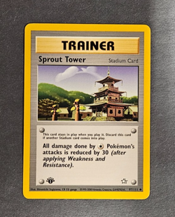 Pokemon - 1st Edition Neo Genesis Sprout Tower 97/111 NEAR MINT - Image 1