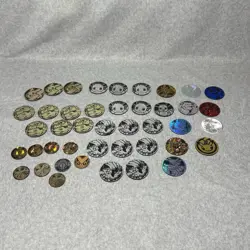 Pokemon TCG Coins Lot of 43 Mixed Lot Good Condition - Image 1