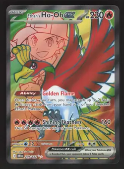 Ethan's Ho-Oh ex 209/182 Pokemon TCG SV10: Destined Rivals NM - Image 1