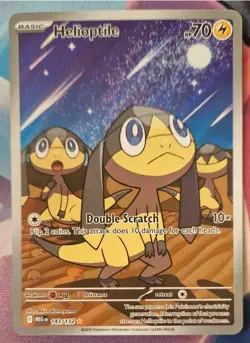 Helioptile 143/132 Mint Mega evolution NM-Mint Illustration Rare Pokemon TCG - Image 1
