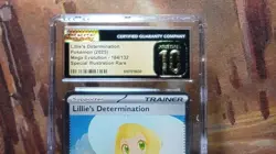 2025 POKEMON LILLIE'S DETERMINATION 184/132 SIR SPECIAL RARE CGC PRISTINE 10 - Image 2