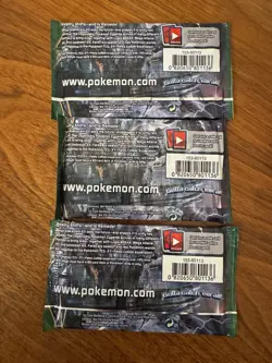 Pokemon TCG XY Fates Collide Booster Pack Lot of 3 – Sealed – 2016 – Alakazam - Image 2