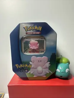 Pokemon Pokemon GO Tin Blissey Sword & Shield Factory Sealed - Image 1
