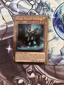 (YBL) Noble Knight Bedwyr NKRT-EN002 Platinum Rare Limited Edition LP - Image 1