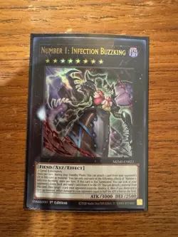 Number 1: Infection Buzzking - Ultra Rare 1st Edition MZMI-EN023 - NM - YuGiOh - Image 1