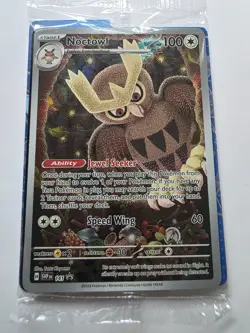 Pokemon Noctowl 141 Sv: Scarlet & Violet Promo Cards Holo SEALED - Image 1