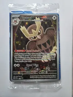 Pokemon Noctowl 141 Sv: Scarlet & Violet Promo Cards Holo SEALED - Image 2