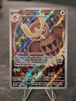 Pokemon TCG Noctowl 141 Sv: Scarlet & Violet Promo Cards Holo - Image 1