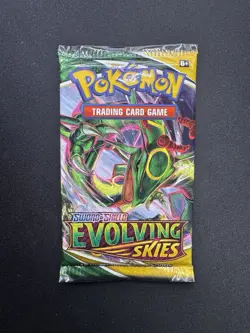 NEW SEALED✨Pokemon TCG Sword & Shield: EVOLVING SKIES booster Pack - 10 Cards✨ - Image 1