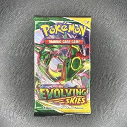 Pokemon Card Sword & Shield Evolving Skies 1 Booster Pack - NEW SEAL - Image 1