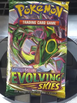 NEW SEALED✨Pokemon TCG Sword & Shield: EVOLVING SKIES booster Pack - 10 Cards✨ - Image 1