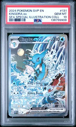 PSA 10 Kingdra Ex Special Illustration 131 2024 Scarlet & Violet Promo 9908 - Image 1