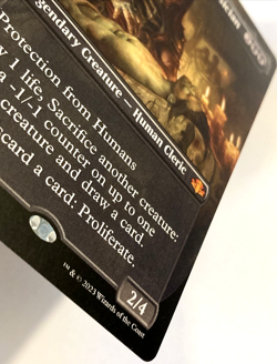 MTG Yawgmoth, Thran Physician *BORDERLESS* Dominaria Remastered 431 NM Mythic - Image 3