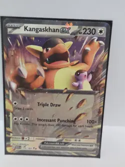 Kangaskhan ex 115/165 Double Rare 151 Set Pokemon Card - Image 1