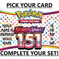 Pokemon Scarlet & Violet 151 - Pick Your Card Complete Your Set Rare, IR, HR,SIR - Image 1