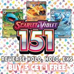 Pokemon Scarlet & Violet 151: Choose Your Card! Master Set - Reverse Holo and EX - Image 1