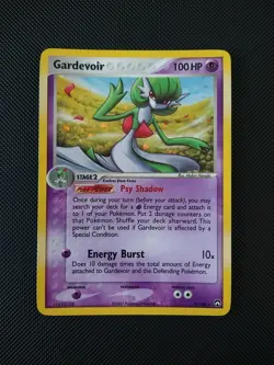 2007 Pokemon Gardevoir Power Keepers Holo 9/108 *CREASE* - Image 1