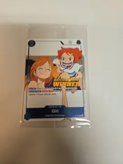 One Piece Release Sealed Event Winner Promo Card Girl Collection P-096 OP14 New - Image 1