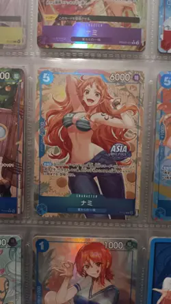 Nami P-112 Asia ONE PIECE CARD GAME Mini-tin Pack Set Vol.2 Exclusive Promo - Image 1