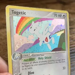 Togetic 14/109 EX Team Rocket Returns HOLO RARE Pokemon Card 2004 English HP - Image 5