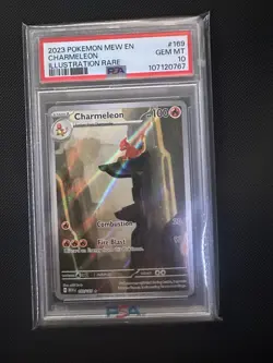 Pokemon TCG Charmeleon Scarlet Violet-151 Illustration Rare Card PSA 10 - Image 1