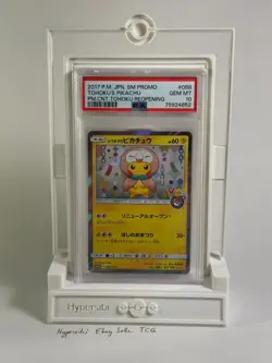Tohoku's Pikachu 088/Sm-p Pokemon Center Promo Card PSA 10 GEM MINT - Image 3