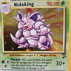 Nidoking 11/130 Base Set - Rare Holo Pokemon Card - NM - Image 5