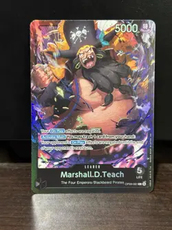Marshall D Teach OP09-081 Leader Alt Art Starter Deck 27 One Piece Mint NM - Image 1
