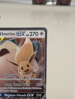 Pokemon Eevee & Snorlax GX 120/181 Sun Moon Tag Team Ultra Rare - Image 3