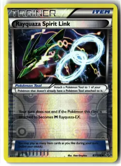 Rayquaza Spirit Link ⭐ 87/108 Reverse Holo Uncommon Roaring Skies Pokemon NM/LP - Image 1