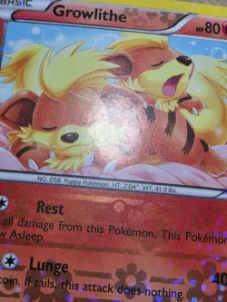 Growlithe RC4/RC25 - Holo Legendary Treasures: Radiant Collection HP Pokemon - Image 5