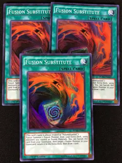 Yugioh Fusion Substitute FUEN-EN041 1st Super x3 (NM) - Image 1