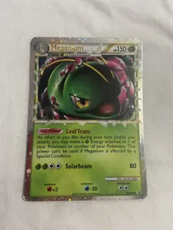 NM Pokemon Holo Prime MEGANIUM Card HGSS BLACK STAR PROMO Set HGSS08 HeartGold#3 - Image 2