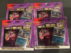 POKEMON TCG: 2.5 ASCENDED HEROES TECH STICKER Collection LOT OF 4 New - Image 1