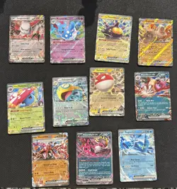 Pokemon Ascended Heroes Double Rare EX lot of 14 unique EX cards(Mega Dragonite) - Image 3