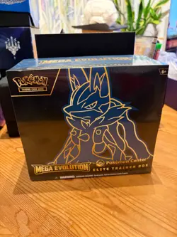 Pokemon TCG Mega Evolutions Lucario Pokemon Center ETB Elite Trainer Box Sealed - Image 1