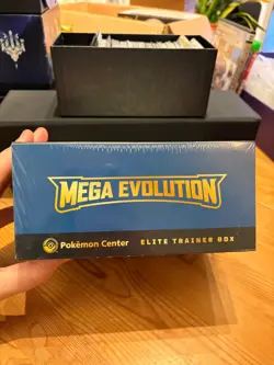 Pokemon TCG Mega Evolutions Lucario Pokemon Center ETB Elite Trainer Box Sealed - Image 3