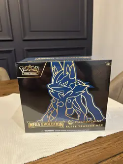 Pokemon Center TCG: Mega Evolutions Lucario Elite Trainer Box (ETB) -See photos - Image 1