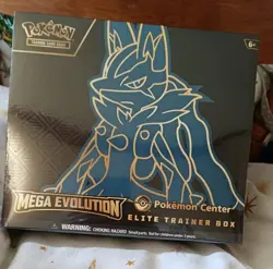 Pokemon Center Elite Trainer Box ETB Mega Evolutions Lucario. - Image 1