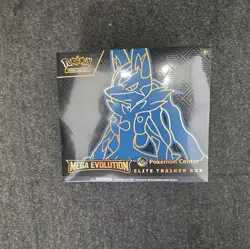 Pokemon Center TCG: Mega Evolutions Lucario Elite Trainer Box (ETB) - SEALED - Image 1