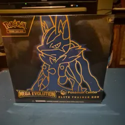 Pokemon Center TCG: Mega Evolutions Lucario Elite Trainer Box (ETB) - SEALED - Image 1